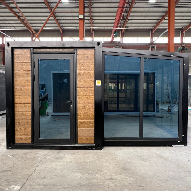 20ft Expandable House Single Wing Glass Wall