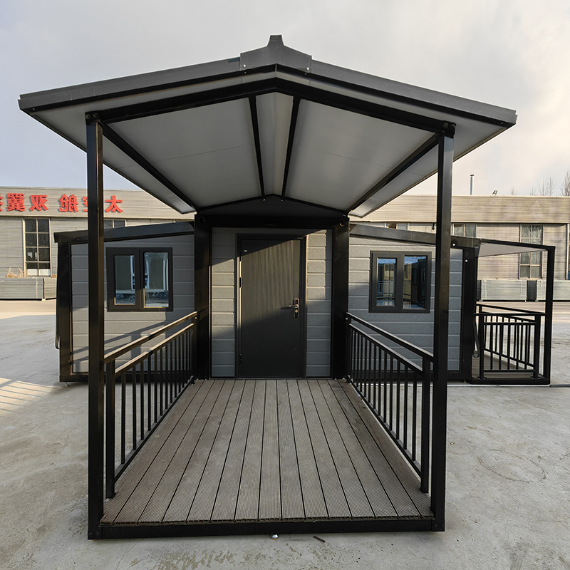 20ft Expandable House With Small Porch And Side Terrace
