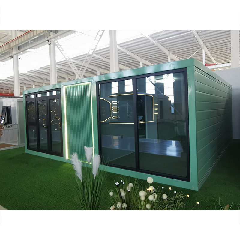 Green Modular Container House With Customized Color