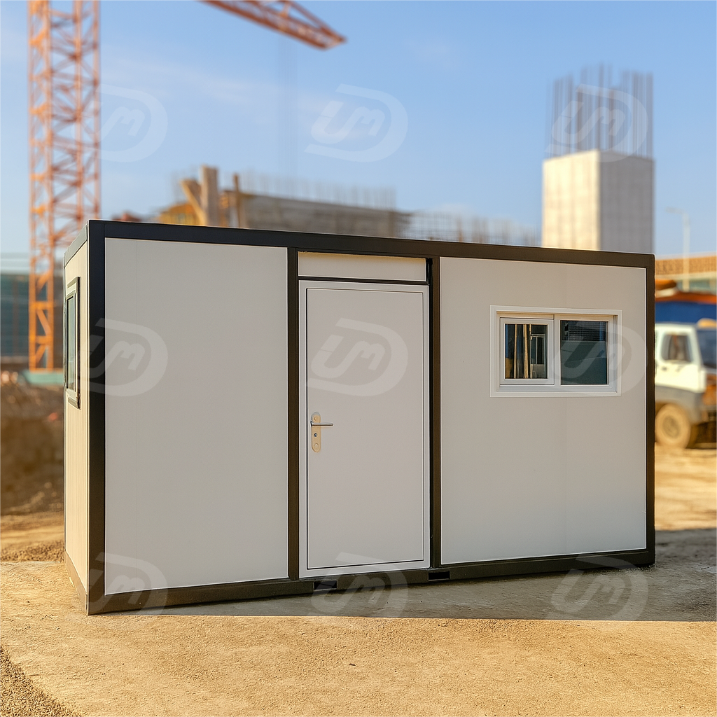 Portable Office with Integrated Toilet