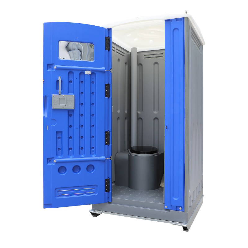HDPE Steel Skids Seated Portable Toilet